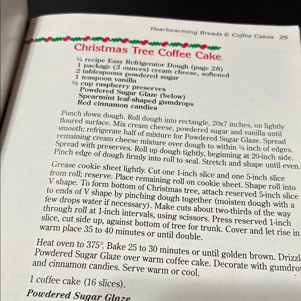 Vintage Holiday Baking Recipe cookBook Set